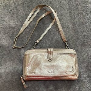 The Sak Cross Body Bag Purse Wallet Clutch